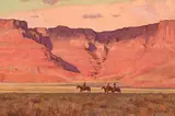 Glenn Dean, Desert Crossing, Oil on canvas