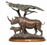 Kent Ullberg, Two Against the World, Bronze, cast 13/30