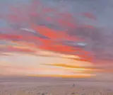 Gerard Curtis Delano, Twilight on the Navajo Reservation, Oil on canvas
