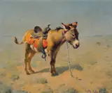 William Robinson Leigh, Burro, Oil on canvas