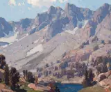 Edgar Alwin Payne, Rugged Peaks - Sierra, Oil on canvas