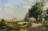 Thomas Moran, Teoloyucan, Mexico (aka Teolaucan), Oil on canvas