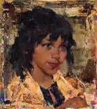 Nicolai Fechin, Consuelo, Oil on canvas