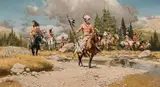 Frank McCarthy, In The Land of the Soaring Eagles, Oil on canvas