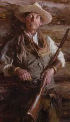 Morgan Weistling, Trusted Friends, Oil on canvas