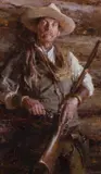 Morgan Weistling, Trusted Friends, Oil on canvas