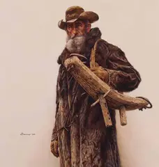 James Bama, The Old Ox Yoke, Oil on board