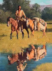 David Mann, The Pass Less Travelled, Oil on canvas