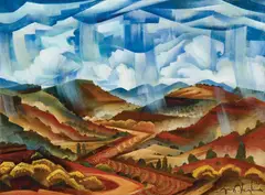 Tony Abeyta, A Royal Monsoon, Oil on linen