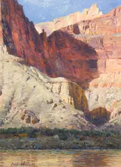 Curt Walters, Untitled (Grand Canyon), Oil on board