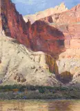 Curt Walters, Untitled (Grand Canyon), Oil on board