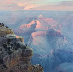 Curt Walters, Gentled Glow of Dawn, Oil on canvas