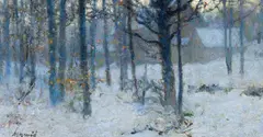 Connecticut by Richard Schmid, Oil on board, sold Apr 2026