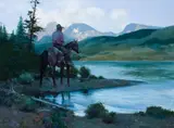 James Reynolds, Charlie's Lake, Oil on canvas