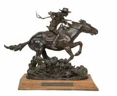 Robert Scriver, The Winchester Rider, Bronze, cast 20/250