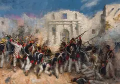 Andy Thomas, The Alamo, Oil on canvas