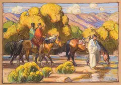 Tim Solliday, The Colorful Hour study, Pastel