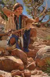 Jeremy Winborg, A Chance Encounter, Oil on board