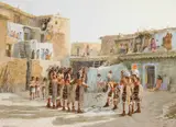 David Halbach, Hope Snake Dance, Watercolor