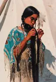 Ray Swanson, Sioux Princess, Oil on canvas