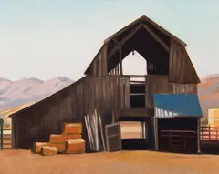 Gary Ernest Smith, Well Used Barn, Oil on linen