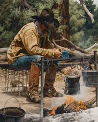 Mark Swanson, Fire-Brewed Java, Oil on canvas