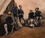 Joseph Velazquez, Spit and Polish, Oil on board