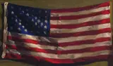Jacob Collins, American Flag, Oil on canvas