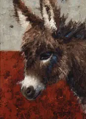 George Hallmark, Pancho, Oil on board