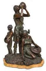 Daro Flood, Desert Water, Bronze, cast 5/30