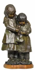 The Gift by Glenna Goodacre, Bronze, cast 10/21, sold Apr 2026
