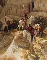 Don Crowley, The Defenders, Oil on canvas