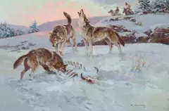 Roy Andersen, Old Bones of Winter, Oil on canvas