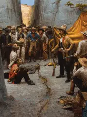 Andy Thomas, The Fate of the Rustlers, Oil on canvas