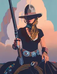 Billy Schenck, Sam's Rifle, Oil on canvas