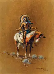 The Offering by Frank McCarthy, 1975, oil on canvasboard, sold Apr 2026