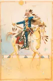 Oreland Joe, Blackwolf's War Charms, Acrylic on canvas mounted to canvas