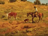 Bill Owen, Mama It's Too Deep, Oil on canvas