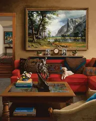 Spirit of the Mountain Men by Jenness Cortez, Acrylic on panel, sold Apr 2026