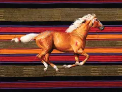 War Horse #3 by Jenness Cortez, Acrylic on panel, sold Apr 2026