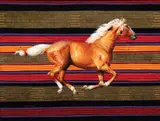 Jenness Cortez, War Horse #3, Acrylic on panel