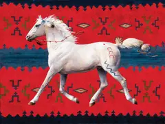War Horse #1 by Jenness Cortez, Acrylic on panel, sold Apr 2026