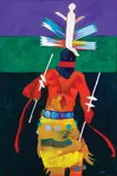 John Nieto, Apache Mountain Spirit Dancer, Acrylic on canvas