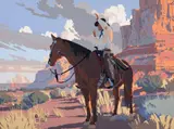 Billy Schenck, Cowboy Imitating Mesas