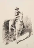 Mark Maggiori, Morning sketch, Graphite