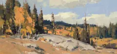 Scott Christensen, Elk Country, Oil on board