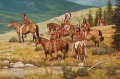 Steven Lang, In Black Hills Country, Oil on canvas