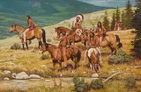 Steven Lang, In Black Hills Country, Oil on canvas