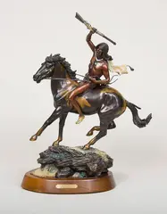 Michael Westergard, Cry of the War Eagle, Bronze, cast 17/35