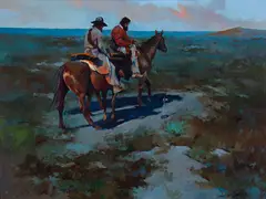 Dan McCaw, A Warning, Oil on board